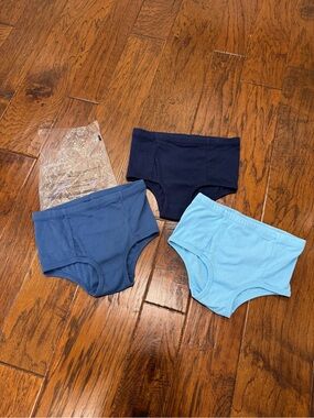 New Boys 3-Pack Briefs 100% organic cotton size 14 super soft